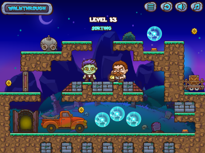 頭の取れるゾンビのアクションパズルゲーム「Headless Zombie」