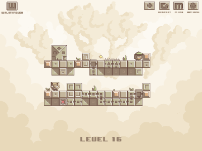 ステージを入れ替えて道を作るパズルゲーム「Shifter」
